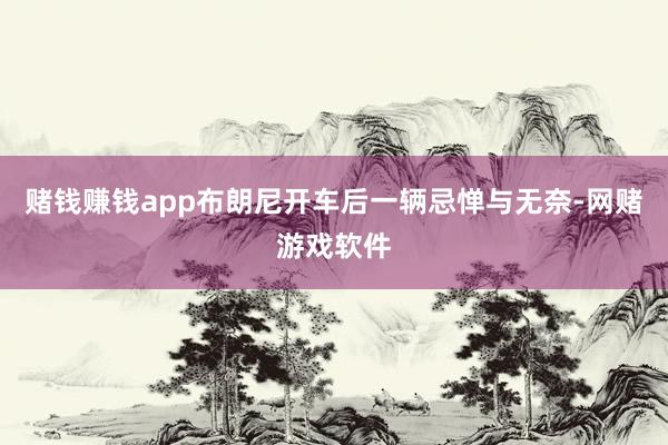 赌钱赚钱app布朗尼开车后一辆忌惮与无奈-网赌游戏软件